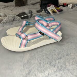 Teva Pastel Striped Sandals